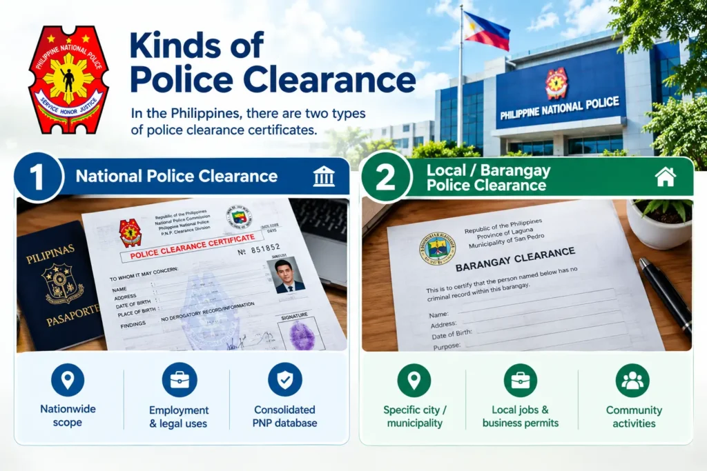  Kinds of Police Clearance  