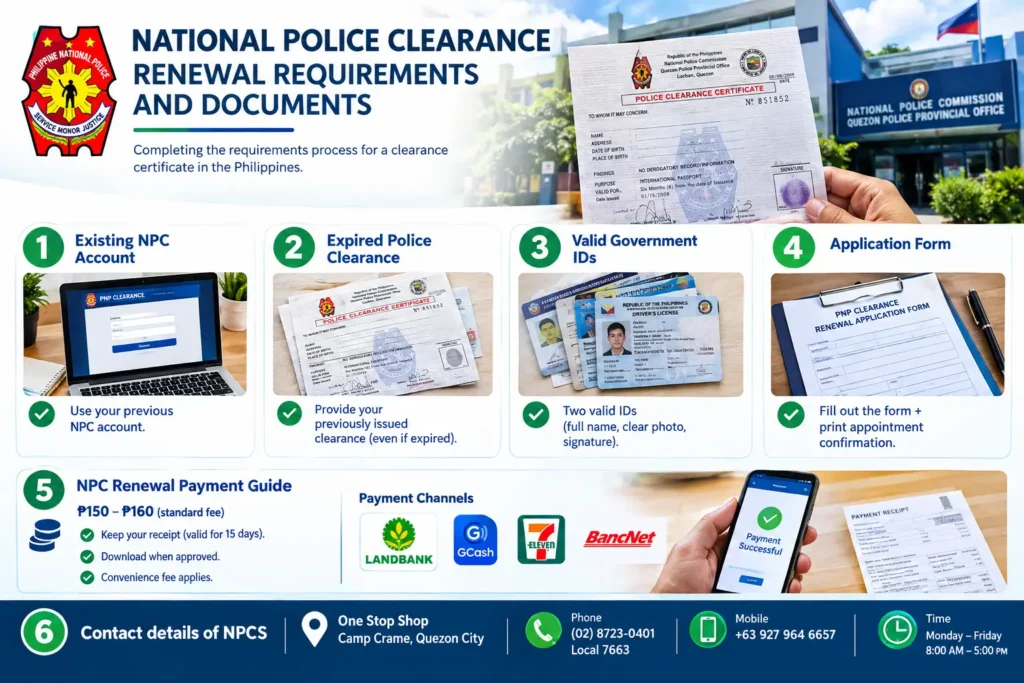 National Police Clearance Renewal Requirements and Documents