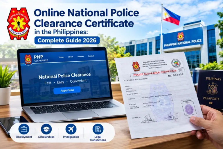 Online National Police Clearance Certificate