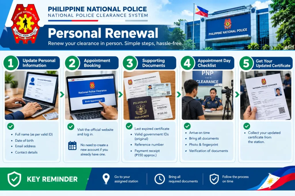 Personal Renewal aat National Police Clearance Renewal 