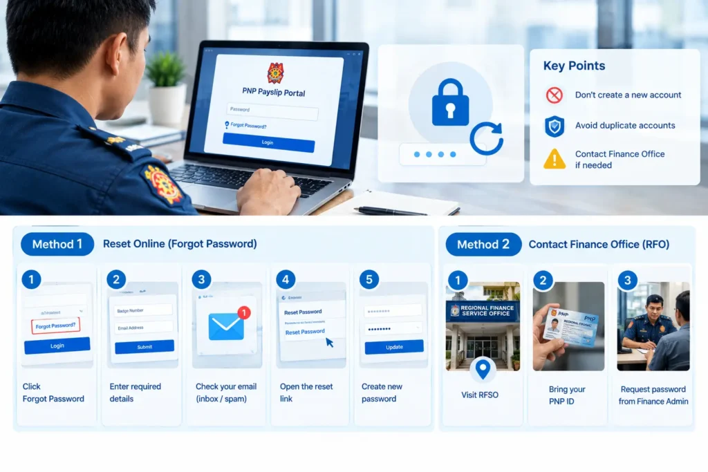 Recover Your PNP Payslip Portal Password 