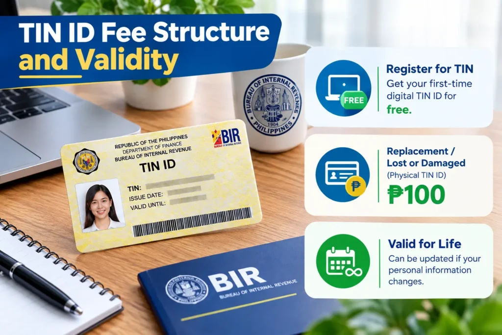 TIN ID Fee Structure and Validity